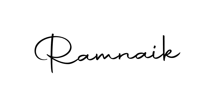 Create a beautiful signature design for name Ramnaik. With this signature (Autography-DOLnW) fonts, you can make a handwritten signature for free. Ramnaik signature style 10 images and pictures png