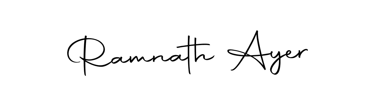 Design your own signature with our free online signature maker. With this signature software, you can create a handwritten (Autography-DOLnW) signature for name Ramnath Ayer. Ramnath Ayer signature style 10 images and pictures png