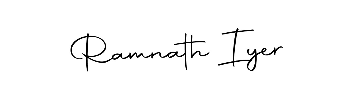 Make a beautiful signature design for name Ramnath Iyer. Use this online signature maker to create a handwritten signature for free. Ramnath Iyer signature style 10 images and pictures png