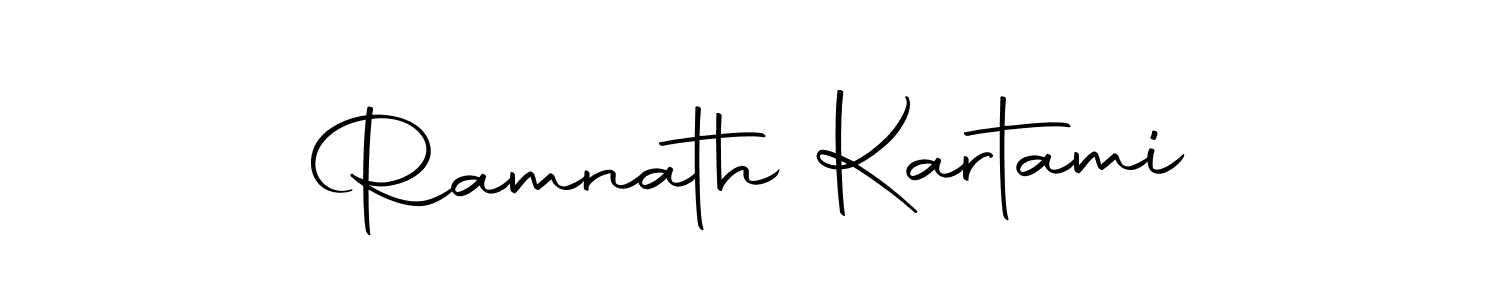 Design your own signature with our free online signature maker. With this signature software, you can create a handwritten (Autography-DOLnW) signature for name Ramnath Kartami. Ramnath Kartami signature style 10 images and pictures png