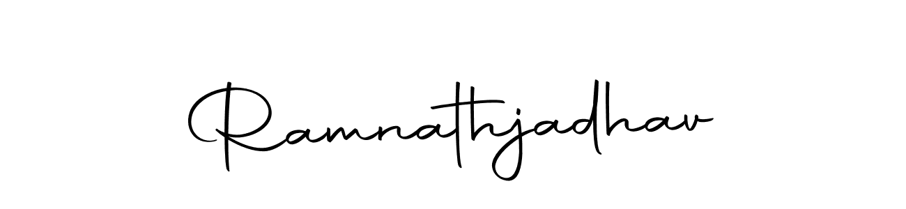 You can use this online signature creator to create a handwritten signature for the name Ramnathjadhav. This is the best online autograph maker. Ramnathjadhav signature style 10 images and pictures png