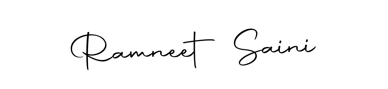 Autography-DOLnW is a professional signature style that is perfect for those who want to add a touch of class to their signature. It is also a great choice for those who want to make their signature more unique. Get Ramneet Saini name to fancy signature for free. Ramneet Saini signature style 10 images and pictures png