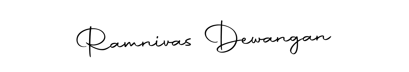 Design your own signature with our free online signature maker. With this signature software, you can create a handwritten (Autography-DOLnW) signature for name Ramnivas Dewangan. Ramnivas Dewangan signature style 10 images and pictures png