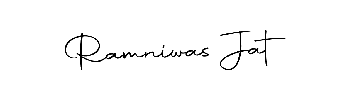 The best way (Autography-DOLnW) to make a short signature is to pick only two or three words in your name. The name Ramniwas Jat include a total of six letters. For converting this name. Ramniwas Jat signature style 10 images and pictures png