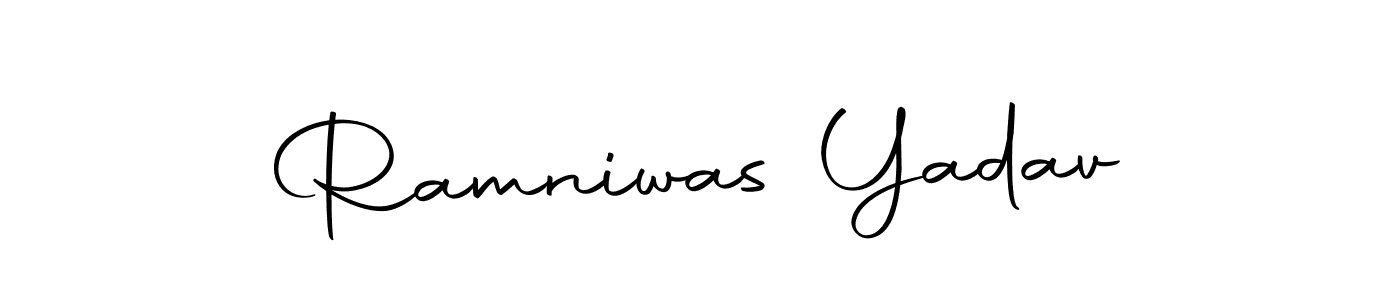 How to make Ramniwas Yadav signature? Autography-DOLnW is a professional autograph style. Create handwritten signature for Ramniwas Yadav name. Ramniwas Yadav signature style 10 images and pictures png