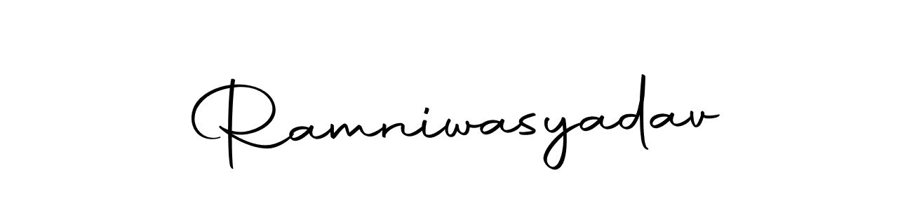 You can use this online signature creator to create a handwritten signature for the name Ramniwasyadav. This is the best online autograph maker. Ramniwasyadav signature style 10 images and pictures png
