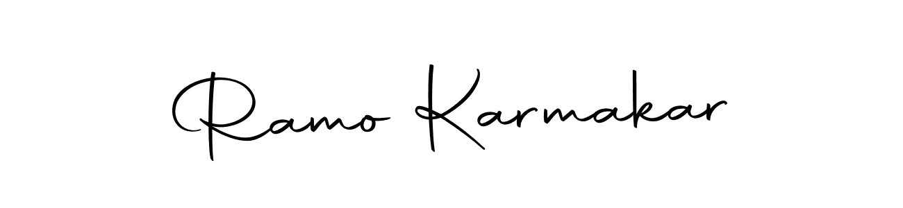 Autography-DOLnW is a professional signature style that is perfect for those who want to add a touch of class to their signature. It is also a great choice for those who want to make their signature more unique. Get Ramo Karmakar name to fancy signature for free. Ramo Karmakar signature style 10 images and pictures png