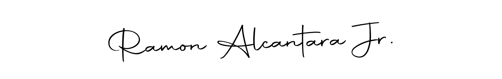 This is the best signature style for the Ramon Alcantara Jr. name. Also you like these signature font (Autography-DOLnW). Mix name signature. Ramon Alcantara Jr. signature style 10 images and pictures png