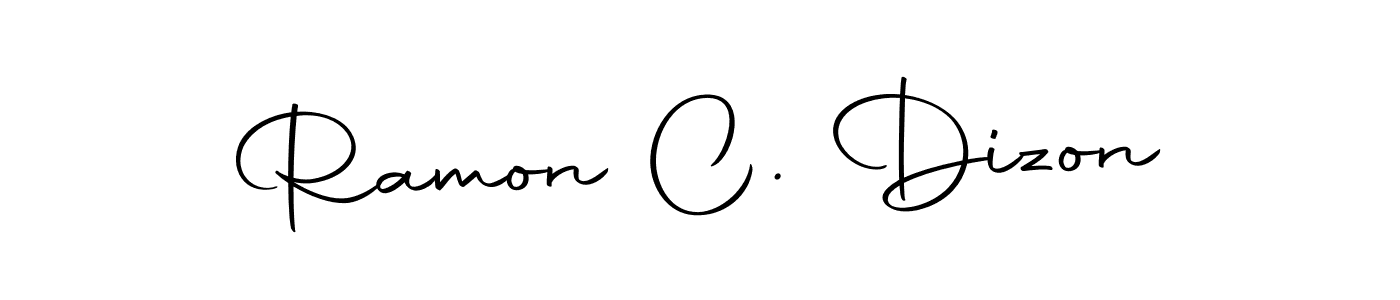 Create a beautiful signature design for name Ramon C. Dizon. With this signature (Autography-DOLnW) fonts, you can make a handwritten signature for free. Ramon C. Dizon signature style 10 images and pictures png