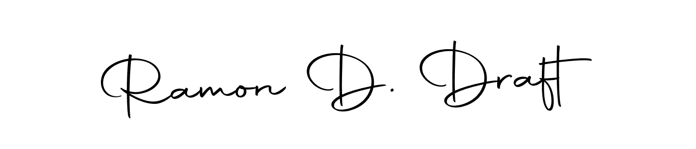 Design your own signature with our free online signature maker. With this signature software, you can create a handwritten (Autography-DOLnW) signature for name Ramon D. Draft. Ramon D. Draft signature style 10 images and pictures png