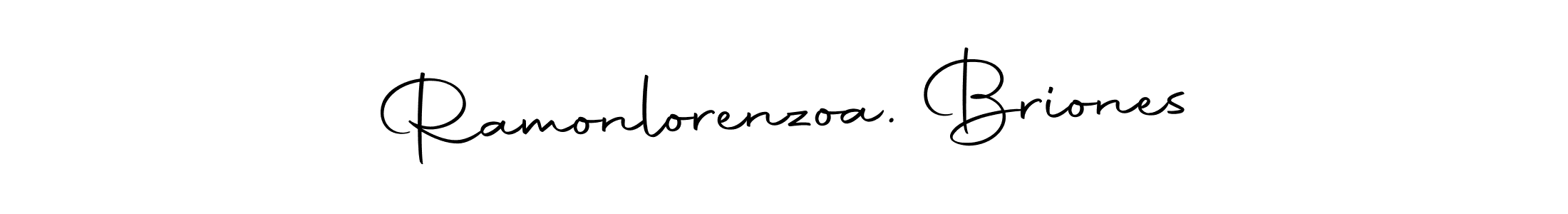 Create a beautiful signature design for name Ramonlorenzoa. Briones. With this signature (Autography-DOLnW) fonts, you can make a handwritten signature for free. Ramonlorenzoa. Briones signature style 10 images and pictures png