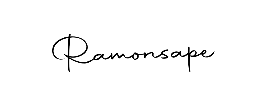 Make a beautiful signature design for name Ramonsape. With this signature (Autography-DOLnW) style, you can create a handwritten signature for free. Ramonsape signature style 10 images and pictures png