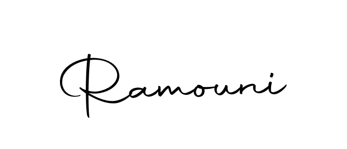 How to make Ramouni signature? Autography-DOLnW is a professional autograph style. Create handwritten signature for Ramouni name. Ramouni signature style 10 images and pictures png