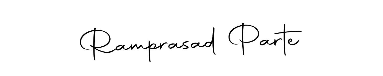 Design your own signature with our free online signature maker. With this signature software, you can create a handwritten (Autography-DOLnW) signature for name Ramprasad Parte. Ramprasad Parte signature style 10 images and pictures png