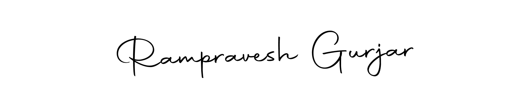 Make a beautiful signature design for name Rampravesh Gurjar. Use this online signature maker to create a handwritten signature for free. Rampravesh Gurjar signature style 10 images and pictures png