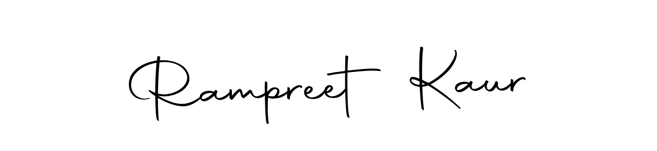 Make a beautiful signature design for name Rampreet Kaur. With this signature (Autography-DOLnW) style, you can create a handwritten signature for free. Rampreet Kaur signature style 10 images and pictures png