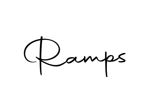 How to make Ramps name signature. Use Autography-DOLnW style for creating short signs online. This is the latest handwritten sign. Ramps signature style 10 images and pictures png