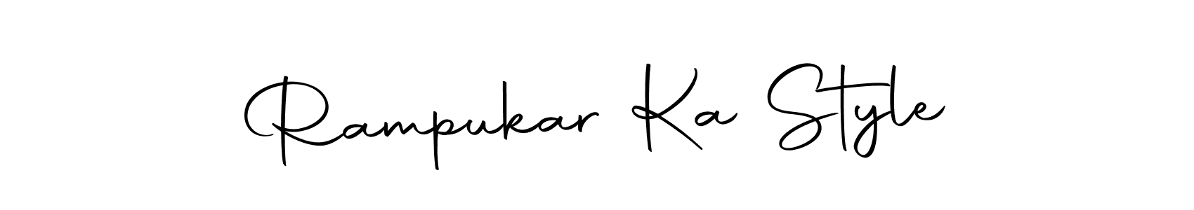 Make a beautiful signature design for name Rampukar Ka Style. Use this online signature maker to create a handwritten signature for free. Rampukar Ka Style signature style 10 images and pictures png