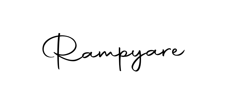 Use a signature maker to create a handwritten signature online. With this signature software, you can design (Autography-DOLnW) your own signature for name Rampyare. Rampyare signature style 10 images and pictures png