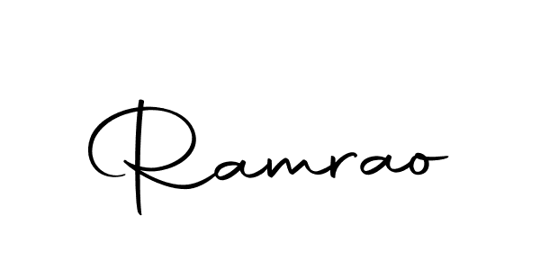 How to make Ramrao signature? Autography-DOLnW is a professional autograph style. Create handwritten signature for Ramrao name. Ramrao signature style 10 images and pictures png