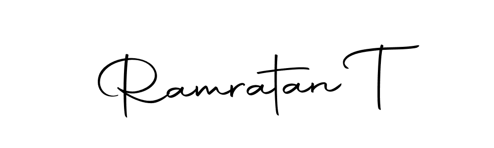 Similarly Autography-DOLnW is the best handwritten signature design. Signature creator online .You can use it as an online autograph creator for name Ramratan T. Ramratan T signature style 10 images and pictures png