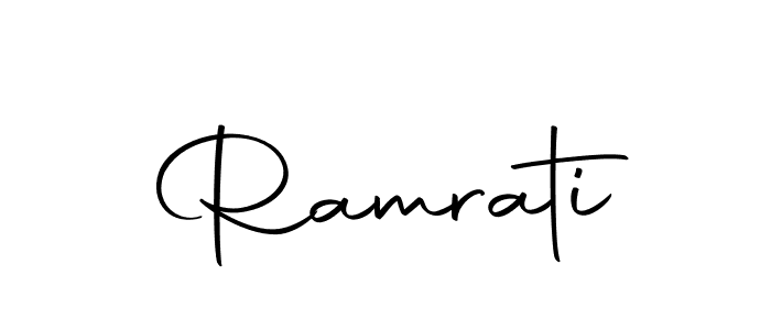 How to make Ramrati signature? Autography-DOLnW is a professional autograph style. Create handwritten signature for Ramrati name. Ramrati signature style 10 images and pictures png