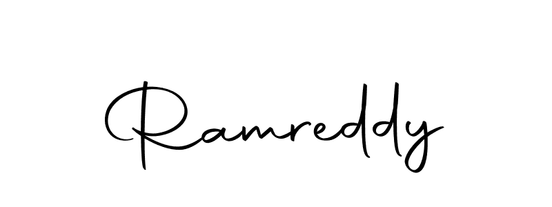 Use a signature maker to create a handwritten signature online. With this signature software, you can design (Autography-DOLnW) your own signature for name Ramreddy. Ramreddy signature style 10 images and pictures png