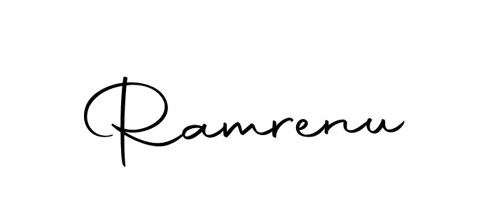 You can use this online signature creator to create a handwritten signature for the name Ramrenu. This is the best online autograph maker. Ramrenu signature style 10 images and pictures png