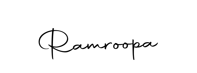 Ramroopa stylish signature style. Best Handwritten Sign (Autography-DOLnW) for my name. Handwritten Signature Collection Ideas for my name Ramroopa. Ramroopa signature style 10 images and pictures png
