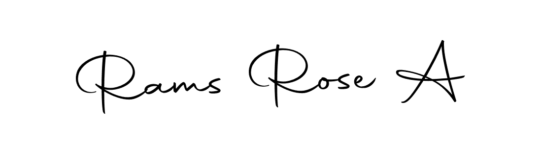 How to make Rams Rose A signature? Autography-DOLnW is a professional autograph style. Create handwritten signature for Rams Rose A name. Rams Rose A signature style 10 images and pictures png