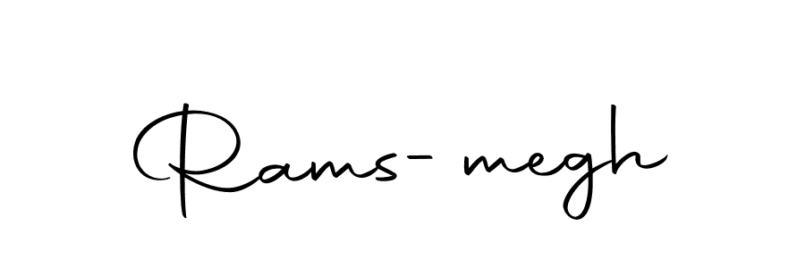 Make a beautiful signature design for name Rams-megh. With this signature (Autography-DOLnW) style, you can create a handwritten signature for free. Rams-megh signature style 10 images and pictures png