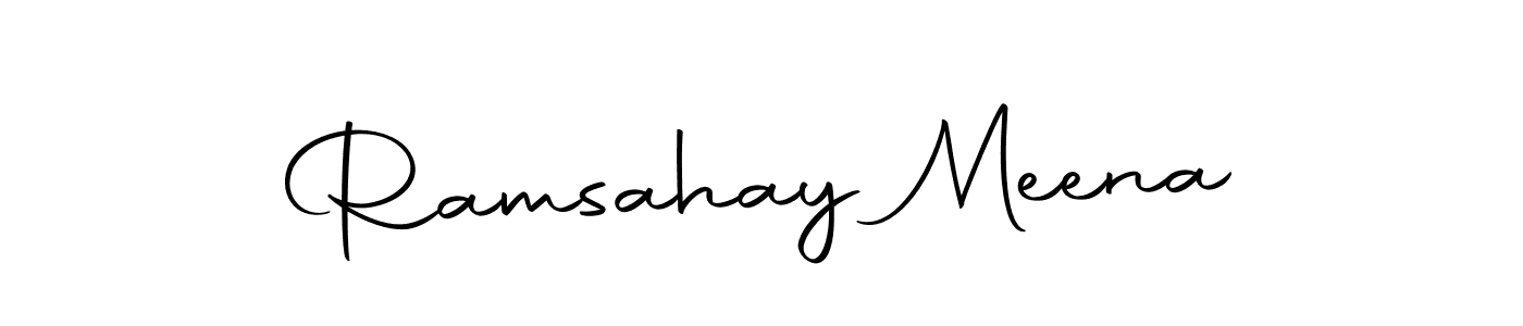 Ramsahay Meena stylish signature style. Best Handwritten Sign (Autography-DOLnW) for my name. Handwritten Signature Collection Ideas for my name Ramsahay Meena. Ramsahay Meena signature style 10 images and pictures png
