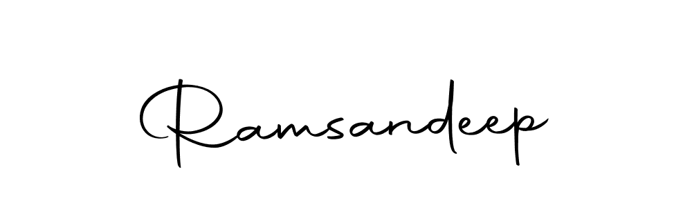 Make a beautiful signature design for name Ramsandeep. With this signature (Autography-DOLnW) style, you can create a handwritten signature for free. Ramsandeep signature style 10 images and pictures png