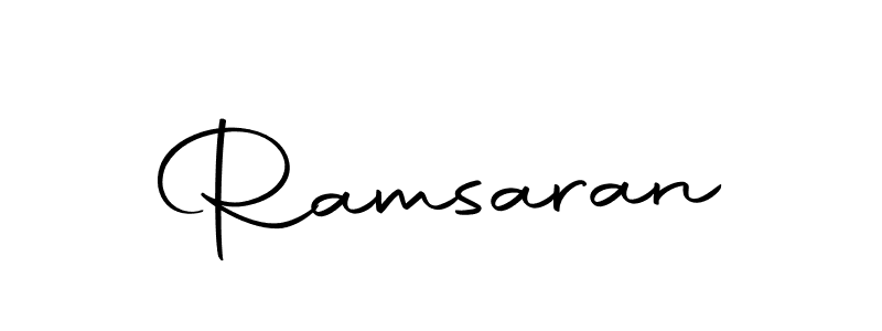 Make a beautiful signature design for name Ramsaran. With this signature (Autography-DOLnW) style, you can create a handwritten signature for free. Ramsaran signature style 10 images and pictures png