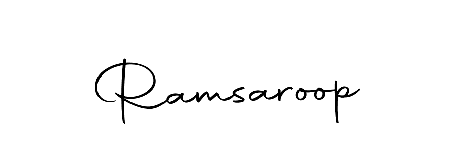 Ramsaroop stylish signature style. Best Handwritten Sign (Autography-DOLnW) for my name. Handwritten Signature Collection Ideas for my name Ramsaroop. Ramsaroop signature style 10 images and pictures png