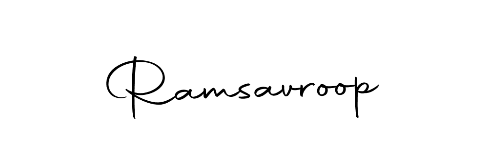 Ramsavroop stylish signature style. Best Handwritten Sign (Autography-DOLnW) for my name. Handwritten Signature Collection Ideas for my name Ramsavroop. Ramsavroop signature style 10 images and pictures png