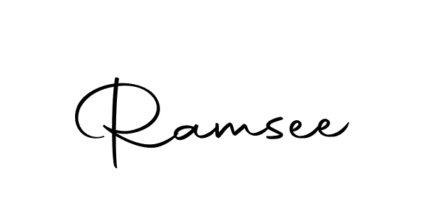 Make a beautiful signature design for name Ramsee. Use this online signature maker to create a handwritten signature for free. Ramsee signature style 10 images and pictures png