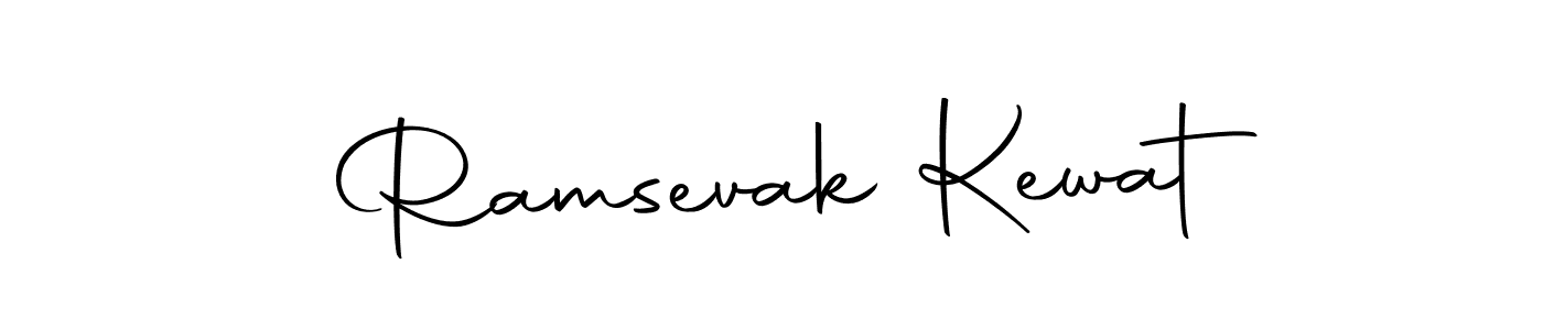 Ramsevak Kewat stylish signature style. Best Handwritten Sign (Autography-DOLnW) for my name. Handwritten Signature Collection Ideas for my name Ramsevak Kewat. Ramsevak Kewat signature style 10 images and pictures png