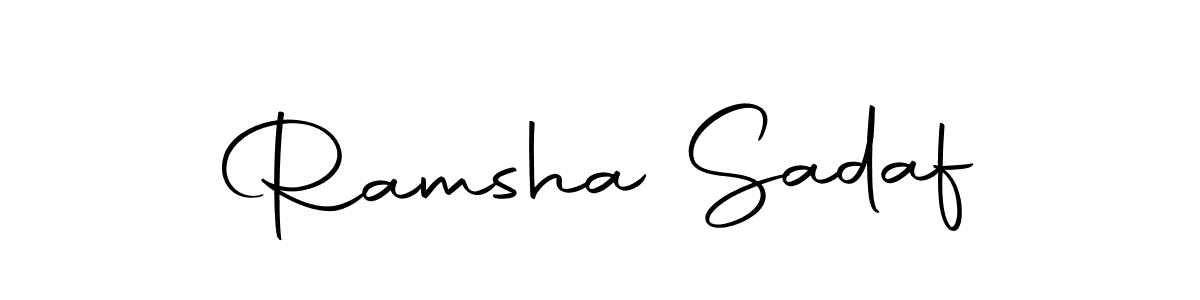 It looks lik you need a new signature style for name Ramsha Sadaf. Design unique handwritten (Autography-DOLnW) signature with our free signature maker in just a few clicks. Ramsha Sadaf signature style 10 images and pictures png