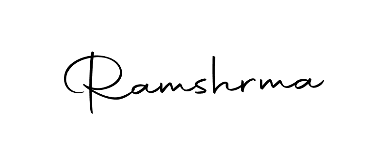 Use a signature maker to create a handwritten signature online. With this signature software, you can design (Autography-DOLnW) your own signature for name Ramshrma. Ramshrma signature style 10 images and pictures png