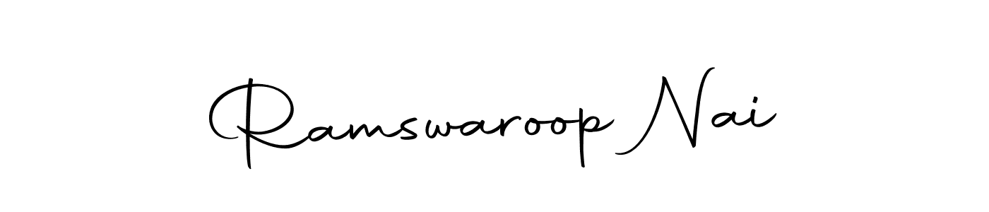 Make a beautiful signature design for name Ramswaroop Nai. Use this online signature maker to create a handwritten signature for free. Ramswaroop Nai signature style 10 images and pictures png