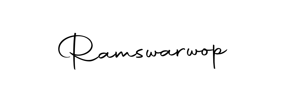 Also we have Ramswarwop name is the best signature style. Create professional handwritten signature collection using Autography-DOLnW autograph style. Ramswarwop signature style 10 images and pictures png