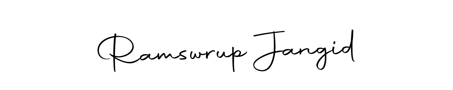 Make a beautiful signature design for name Ramswrup Jangid. With this signature (Autography-DOLnW) style, you can create a handwritten signature for free. Ramswrup Jangid signature style 10 images and pictures png