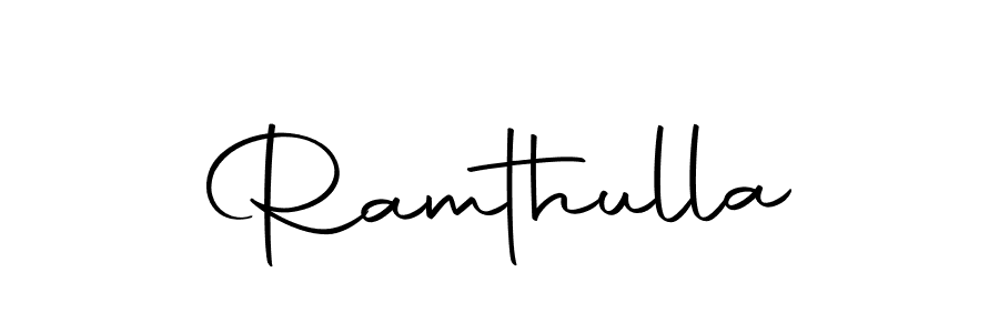 How to make Ramthulla signature? Autography-DOLnW is a professional autograph style. Create handwritten signature for Ramthulla name. Ramthulla signature style 10 images and pictures png
