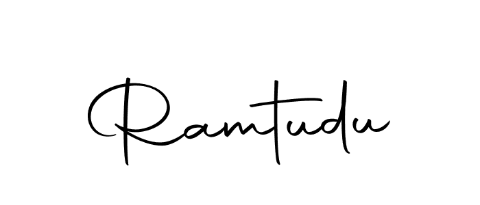 Ramtudu stylish signature style. Best Handwritten Sign (Autography-DOLnW) for my name. Handwritten Signature Collection Ideas for my name Ramtudu. Ramtudu signature style 10 images and pictures png