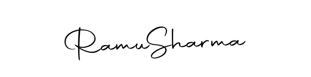 Make a short Ramu  Sharma signature style. Manage your documents anywhere anytime using Autography-DOLnW. Create and add eSignatures, submit forms, share and send files easily. Ramu  Sharma signature style 10 images and pictures png