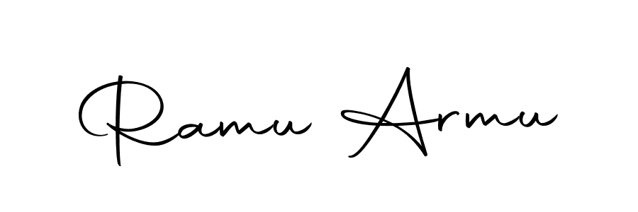 Also we have Ramu Armu name is the best signature style. Create professional handwritten signature collection using Autography-DOLnW autograph style. Ramu Armu signature style 10 images and pictures png