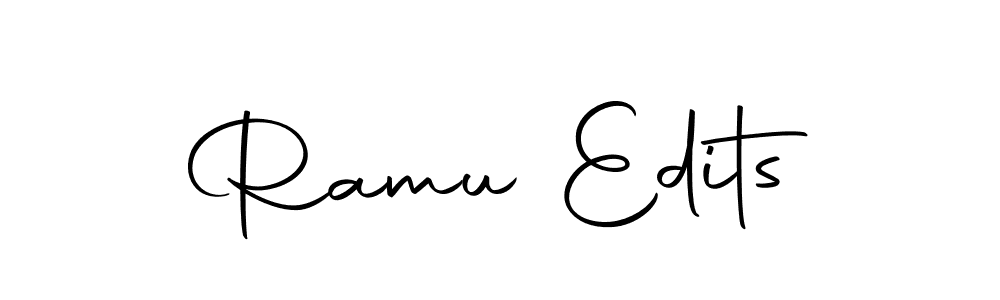 Create a beautiful signature design for name Ramu Edits. With this signature (Autography-DOLnW) fonts, you can make a handwritten signature for free. Ramu Edits signature style 10 images and pictures png