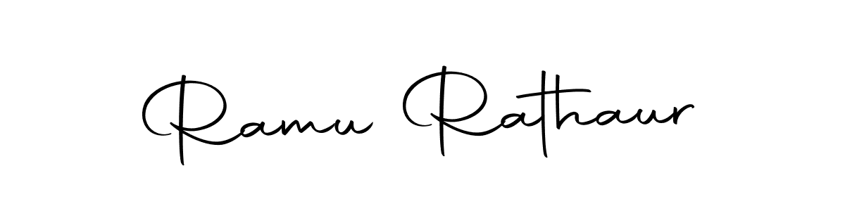 Make a beautiful signature design for name Ramu Rathaur. Use this online signature maker to create a handwritten signature for free. Ramu Rathaur signature style 10 images and pictures png