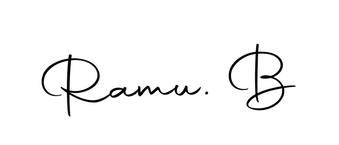 Make a beautiful signature design for name Ramu. B. Use this online signature maker to create a handwritten signature for free. Ramu. B signature style 10 images and pictures png